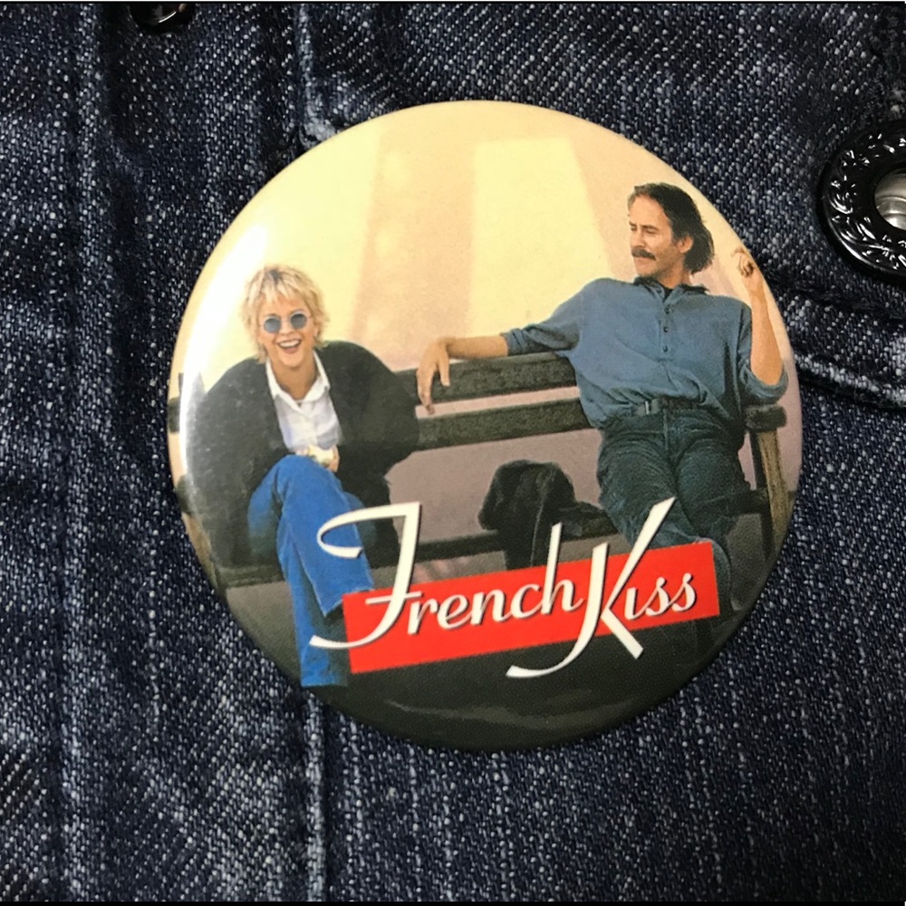 💋Meg Ryan Movie Vintage Pin Button Flare 90’s